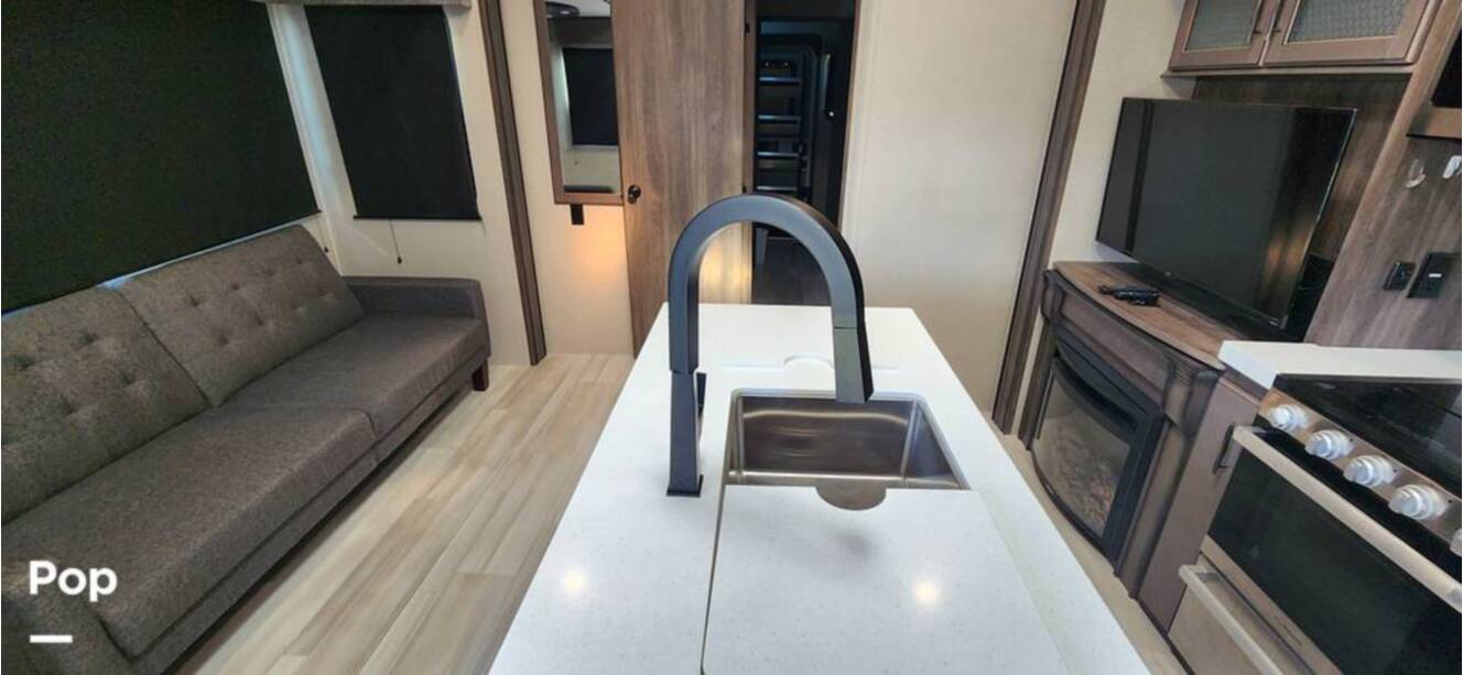 A photo of this 2021 Grand Design Solitude 3950BHR