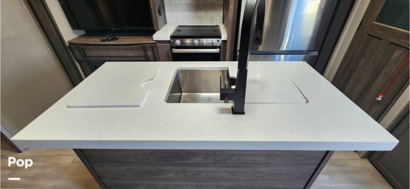 A photo of this 2021 Grand Design Solitude 3950BHR