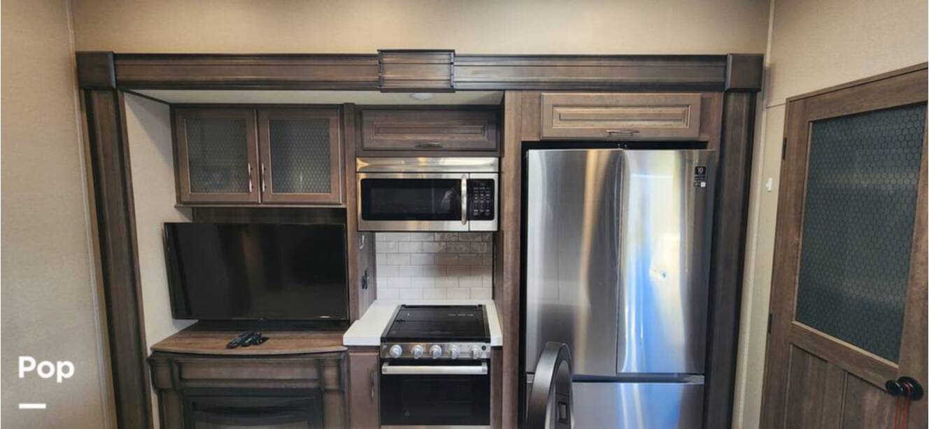 A photo of this 2021 Grand Design Solitude 3950BHR