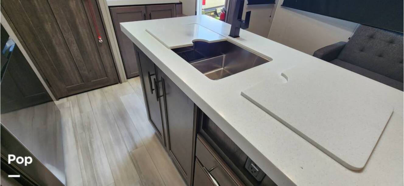 A photo of this 2021 Grand Design Solitude 3950BHR