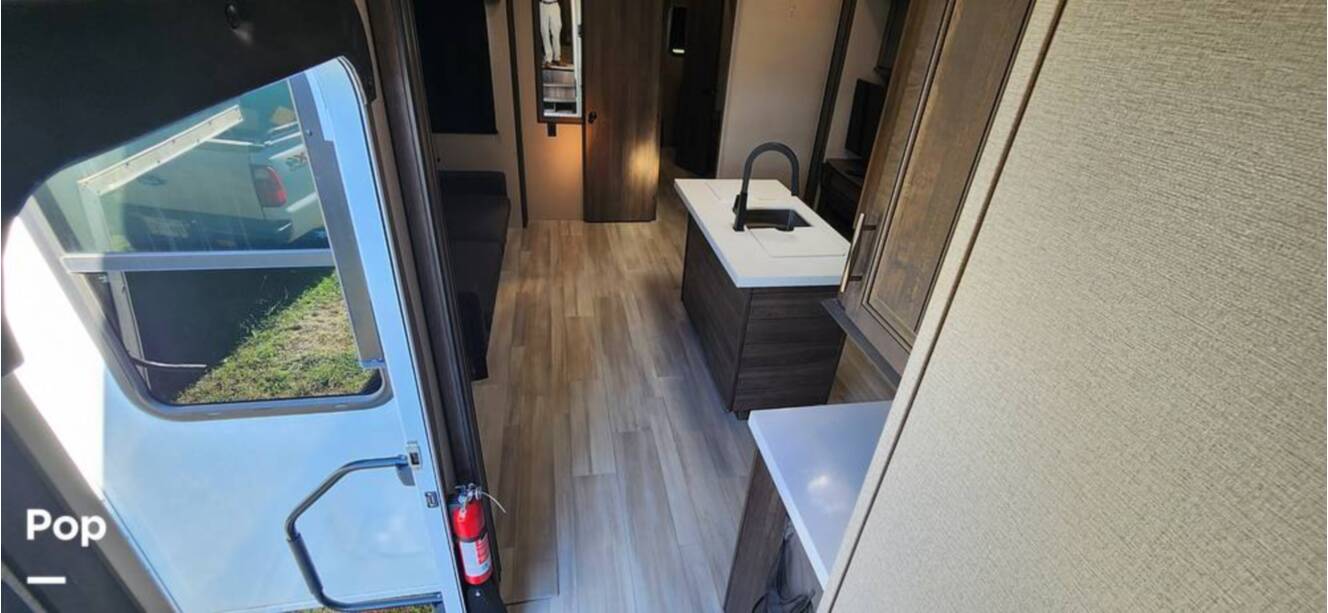 A photo of this 2021 Grand Design Solitude 3950BHR