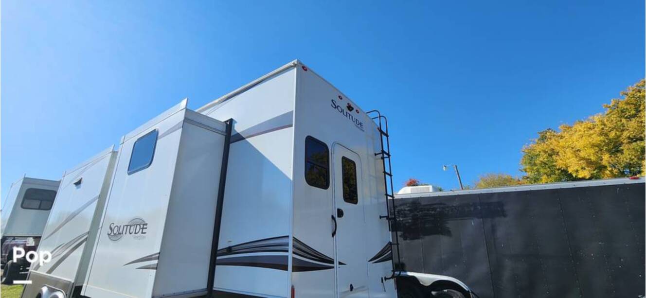 A photo of this 2021 Grand Design Solitude 3950BHR