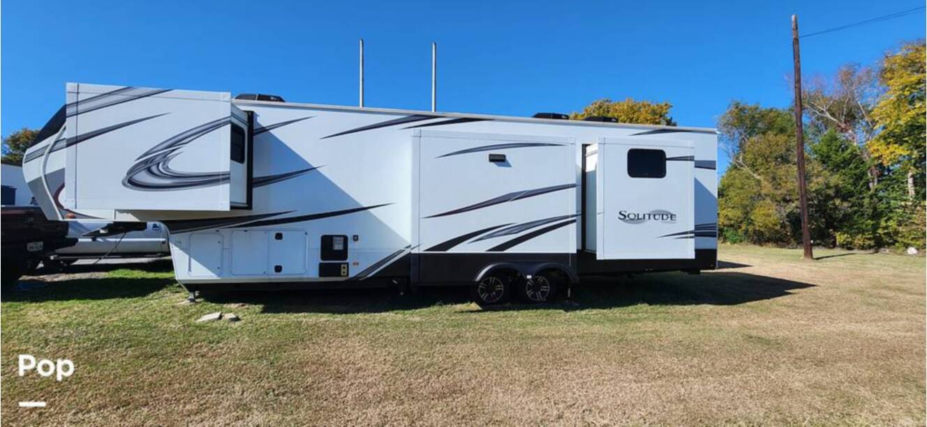 A photo of this 2021 Grand Design Solitude 3950BHR