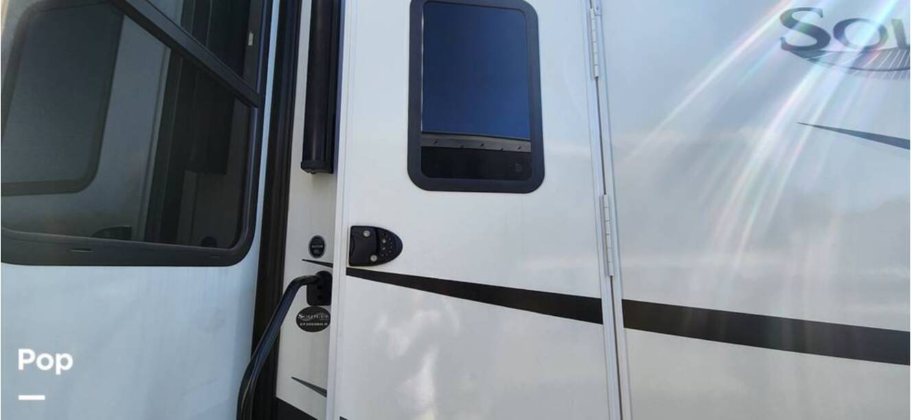 A photo of this 2021 Grand Design Solitude 3950BHR