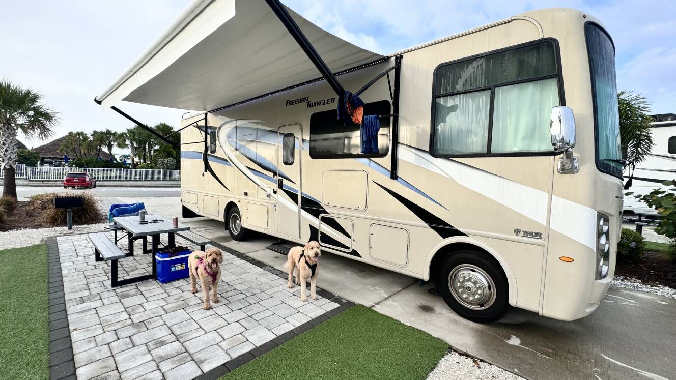 A photo of this 2022 Thor Motor Coach FREEDOM TRAVELER A32