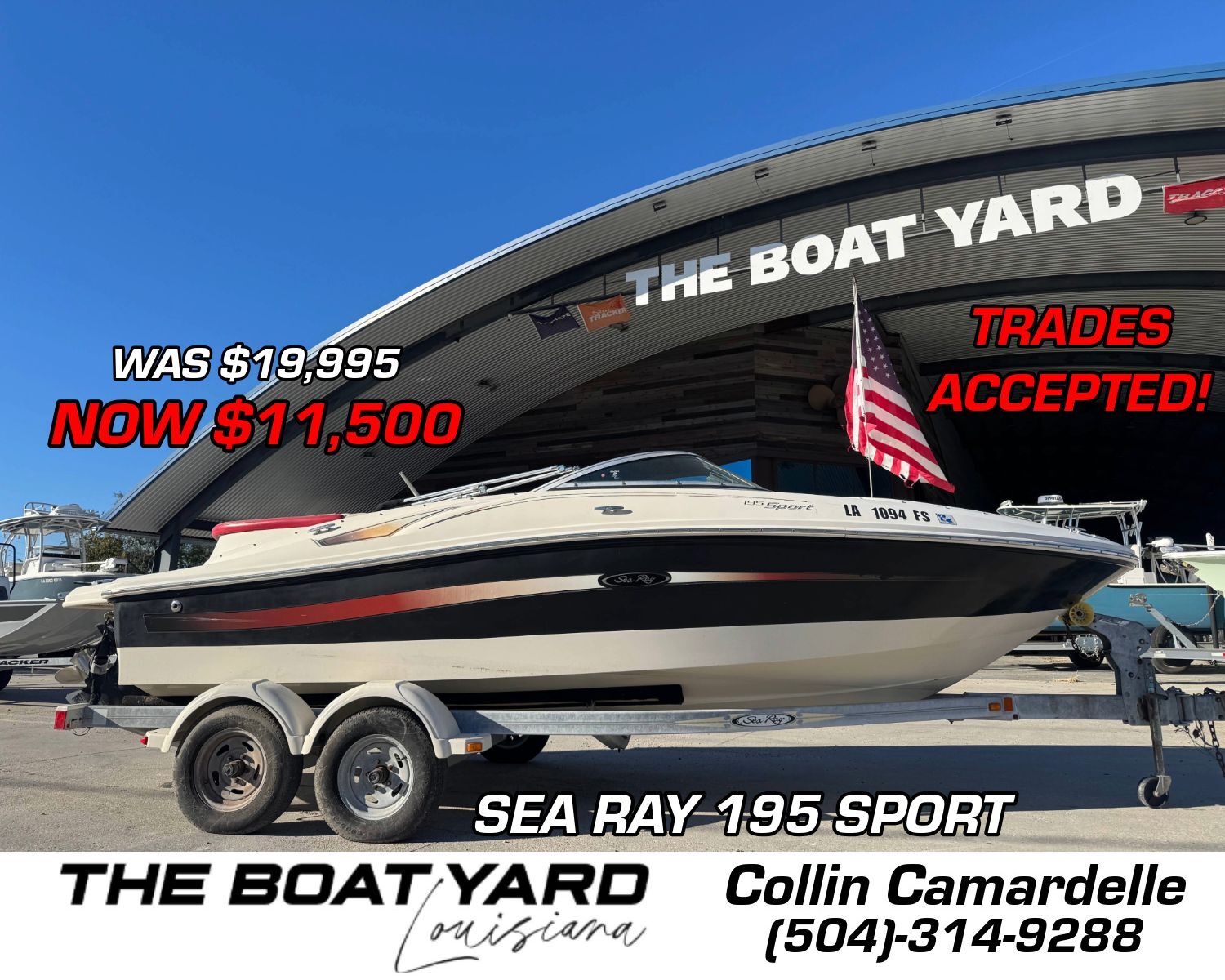 2007 Sea Ray 195 Sport in marrero LA