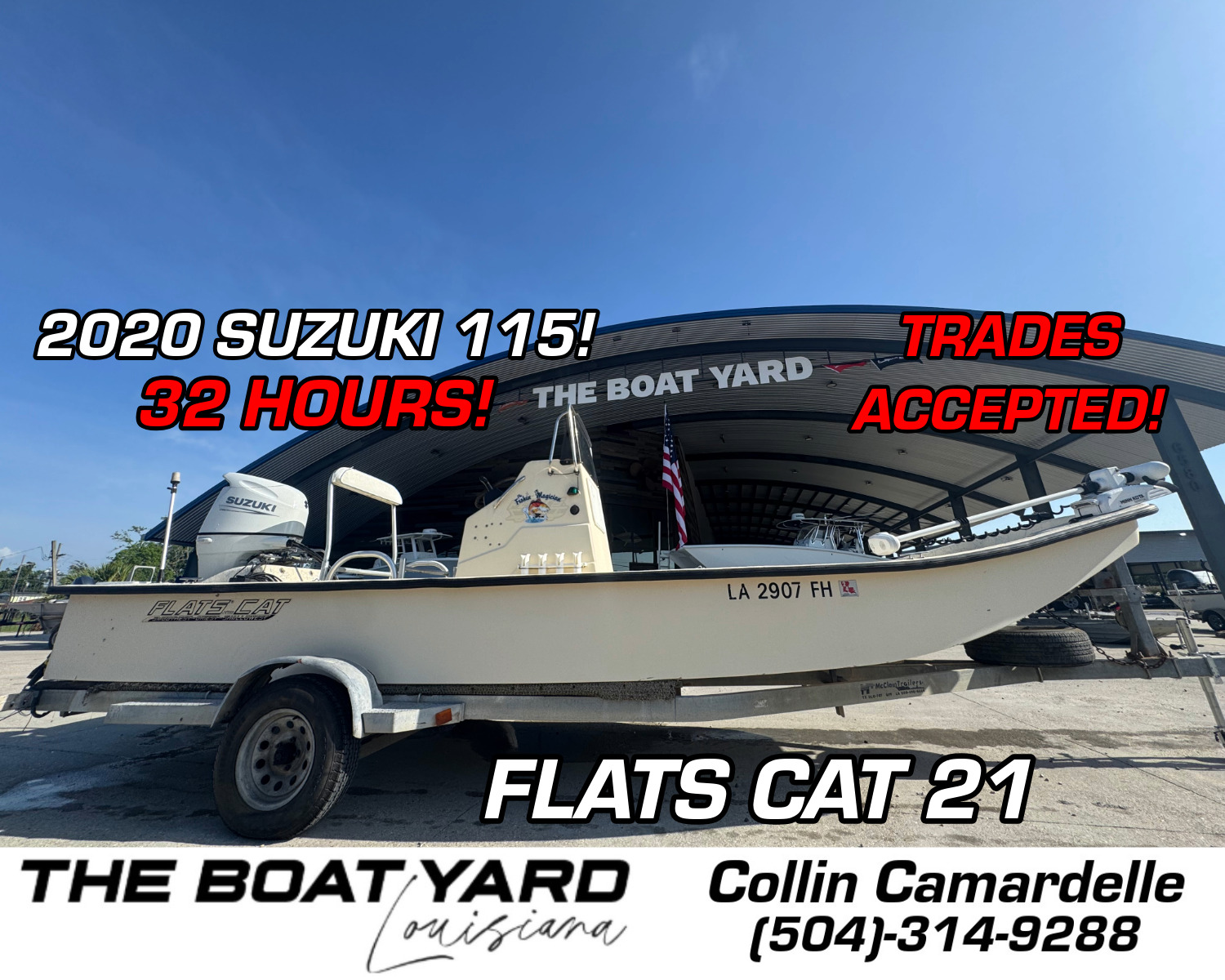 2003 Flats Cat 21 in marrero LA