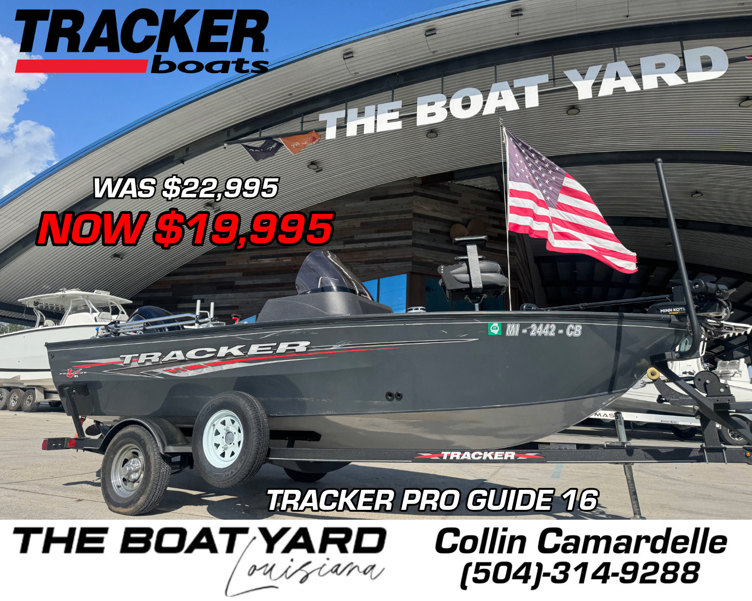 2021 Tracker Pro Guide V-16 Sc in marrero LA