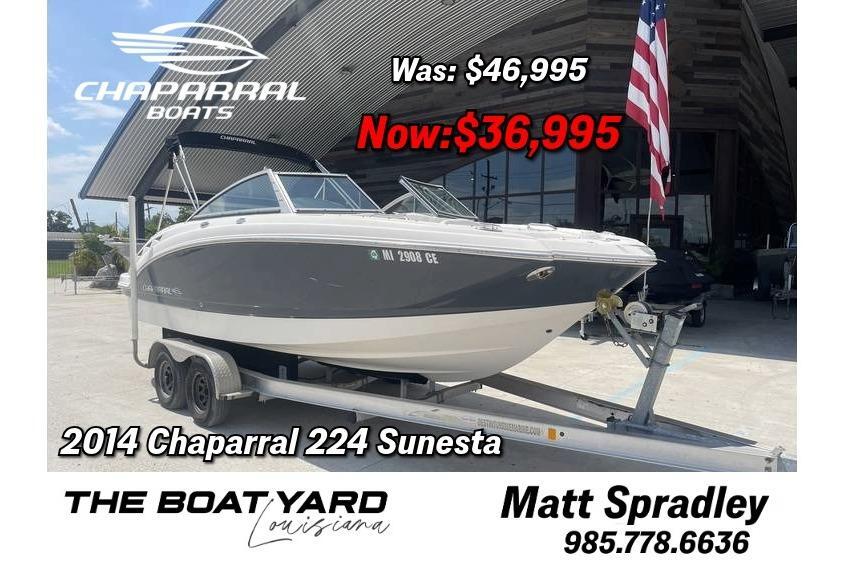 2014 Chaparral Sunesta 224 284 WT in marrero LA
