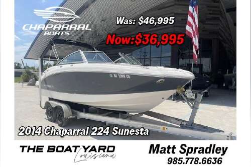 2014 Chaparral Sunesta 224 284 WT in marrero LA