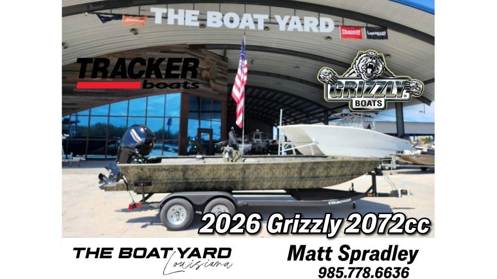 2026 Tracker Grizzly 2072 Cc in marrero LA