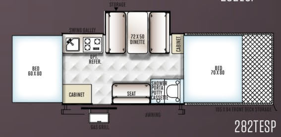 2023 Forest River ROCKWOOD ESP 282TESP RV