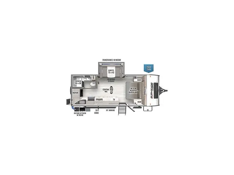 2022 FOREST RIVER SURVEYOR LEGEND 203RKLE
