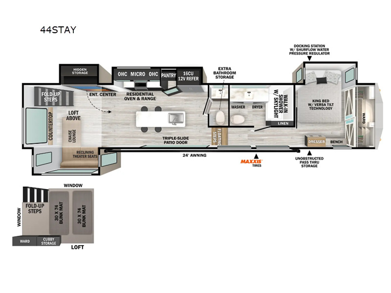 2025 Forest River Rv Impression 44STAY in elkhart IN
