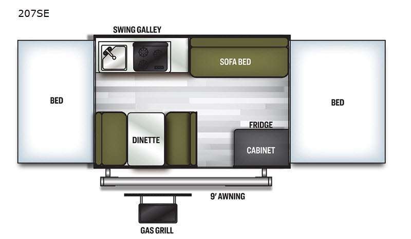 2021 Forest River Rv Flagstaff 207SE in johnstown CO