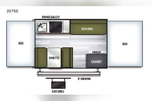 2021 Forest River Rv Flagstaff 207SE in johnstown CO