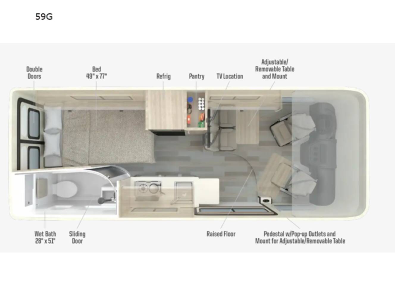 A photo of this 2026 Winnebago Travato 59G