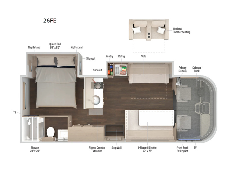 2026 Winnebago Sunflyer 26FE in fort worth TX