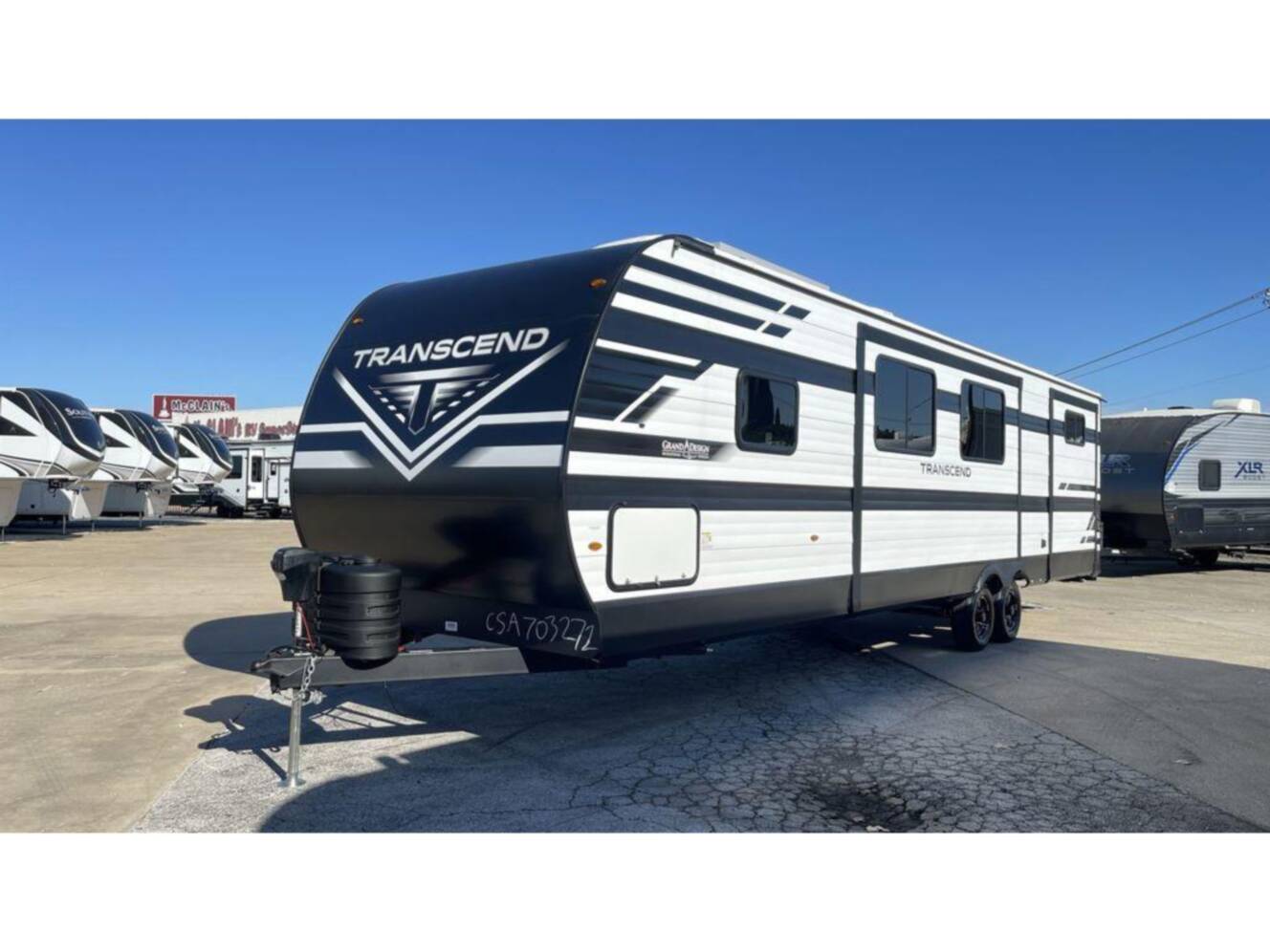 A photo of this 2026 Grand Design Transcend 325BHT