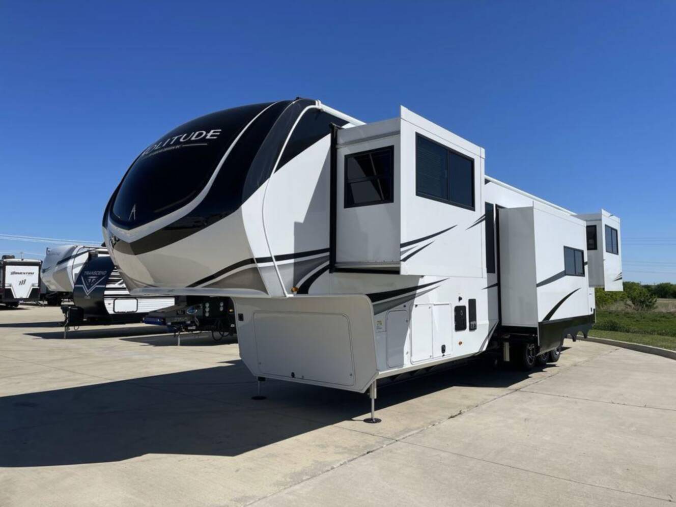A photo of this 2026 Grand Design Solitude 414LJMJ