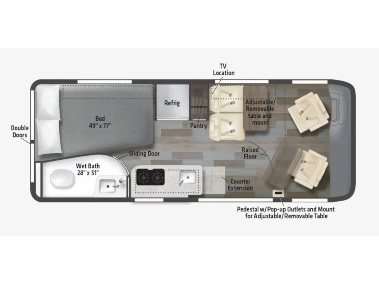 A photo of this 2026 Winnebago Travato 59G
