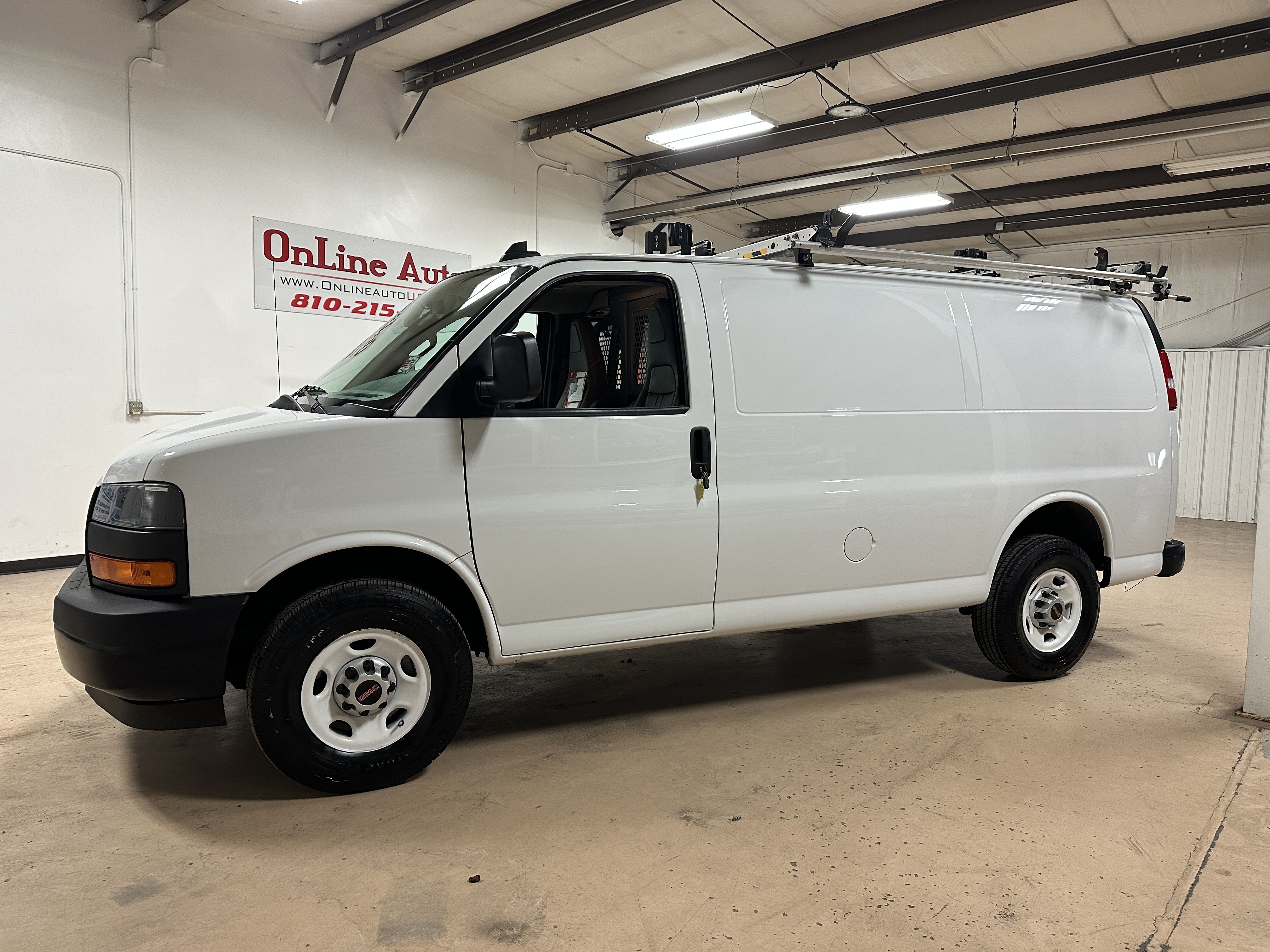 2020 GMC SAVANA G3500 1 TON SAVANA CARGO VAN WITH LADDER RACK in Swartz Creek, MI
