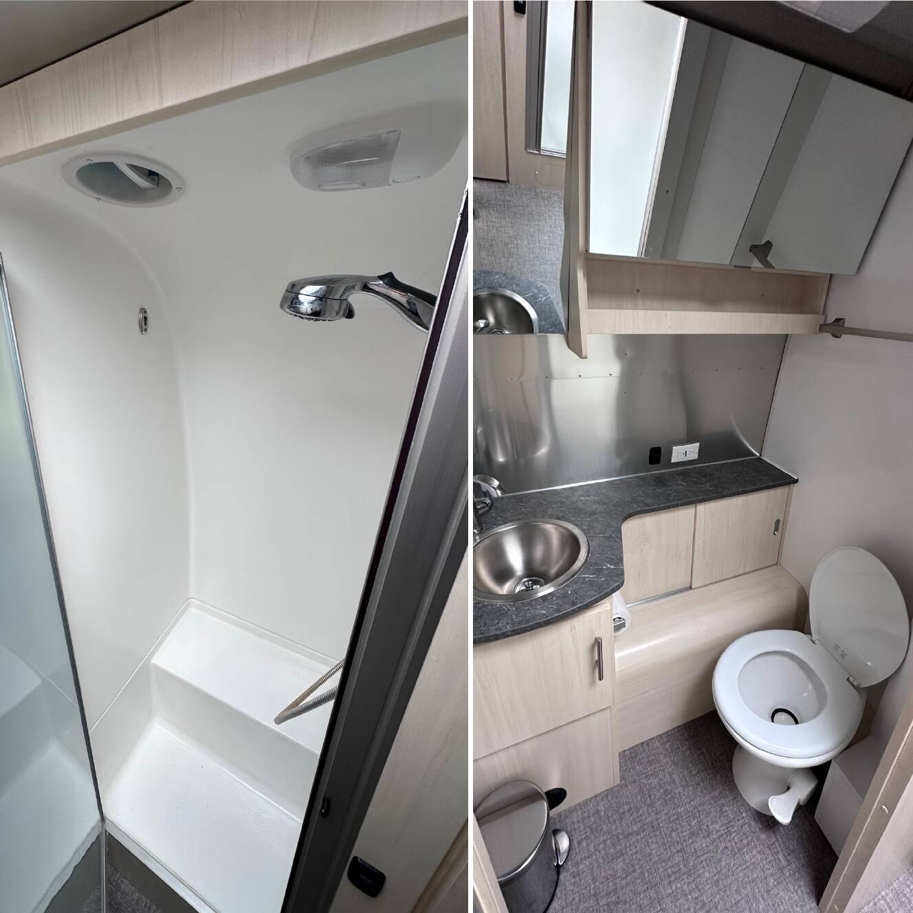 A photo of this 2021 Airstream FLYING CLOUD 28RB TWIN