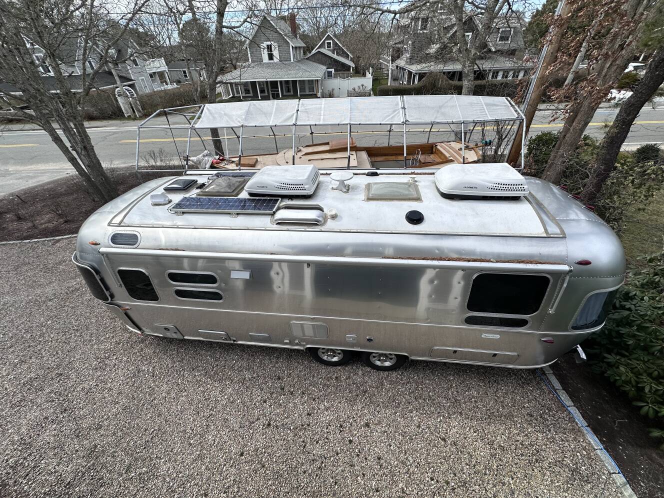 A photo of this 2021 Airstream FLYING CLOUD 28RB TWIN