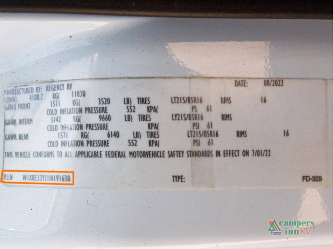 A photo of this 2023 Regency Rv Ultra Brougham 25IB