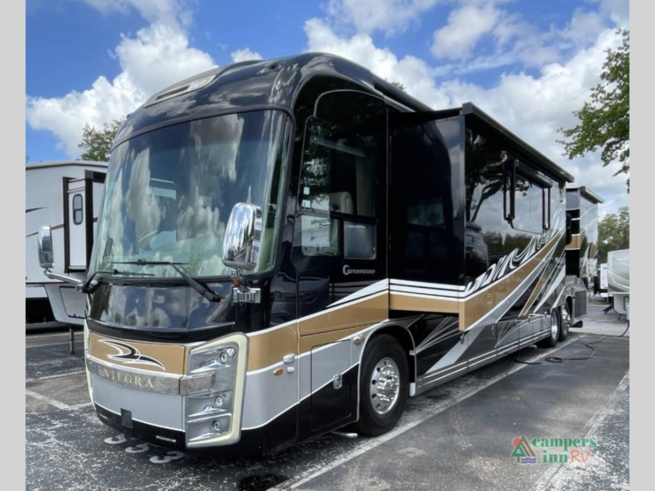 A photo of this 2019 Entegra Coach Cornerstone 45B