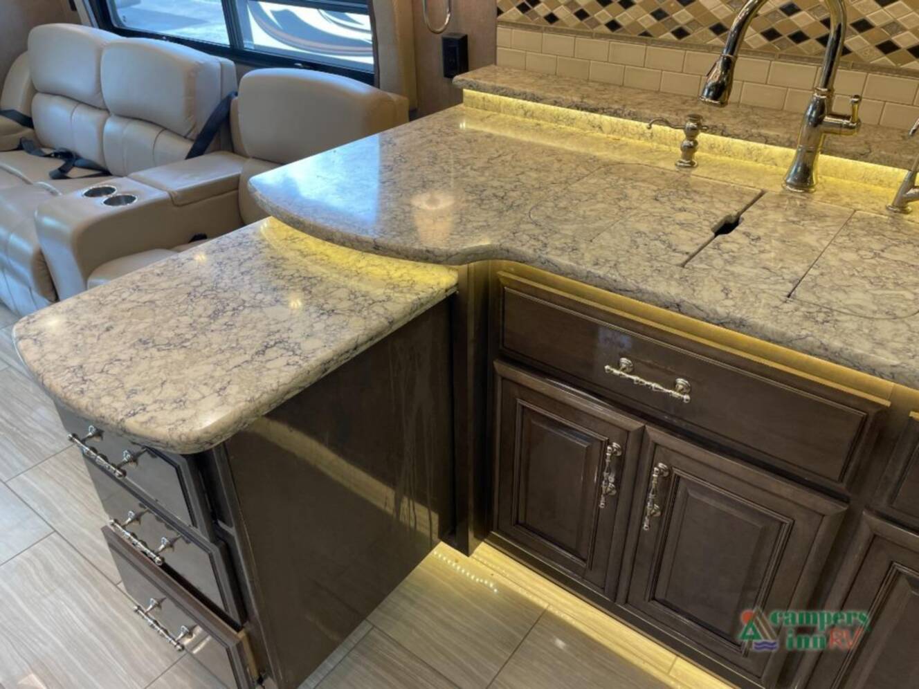 A photo of this 2019 Entegra Coach Cornerstone 45B
