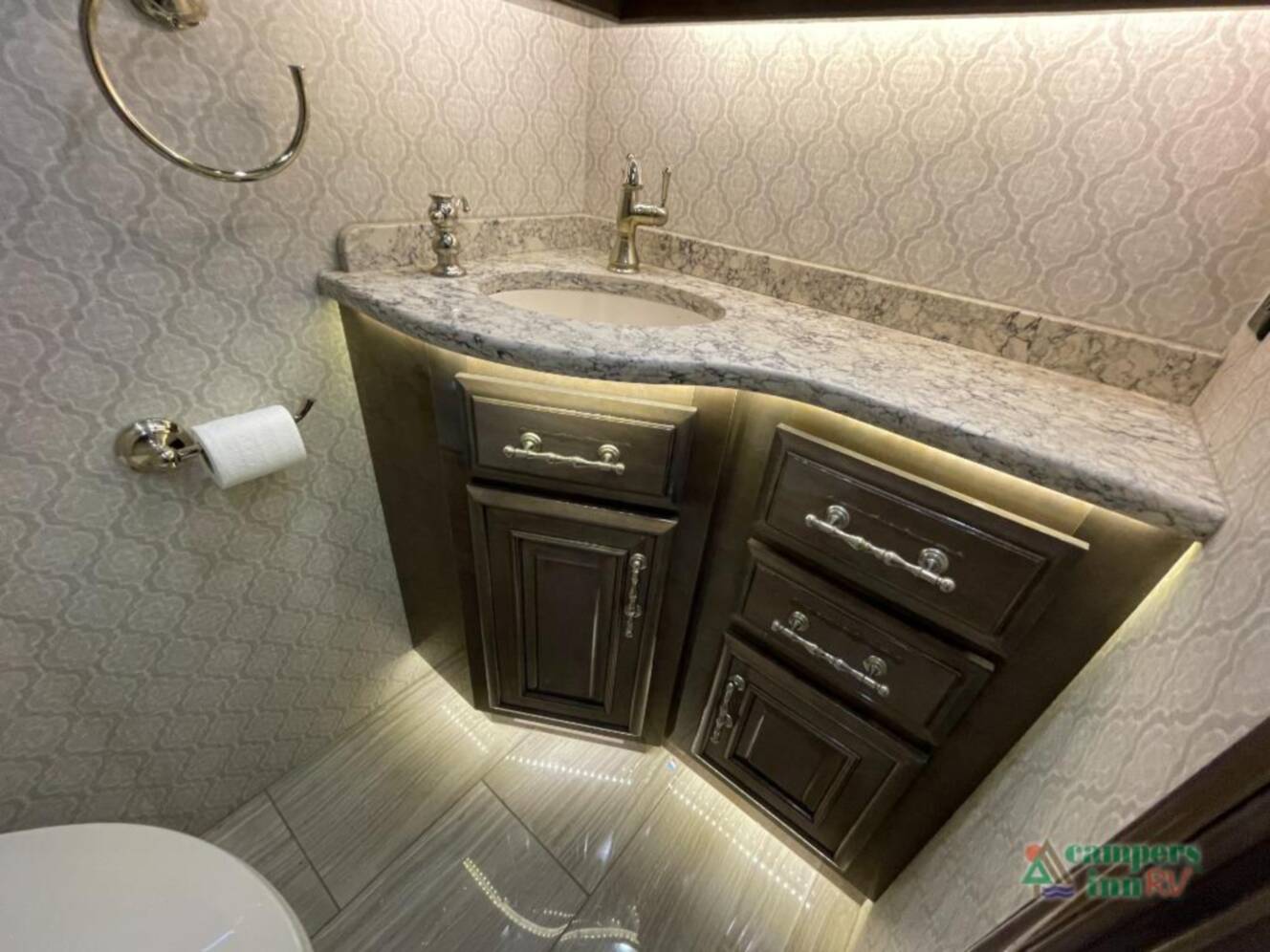 A photo of this 2019 Entegra Coach Cornerstone 45B