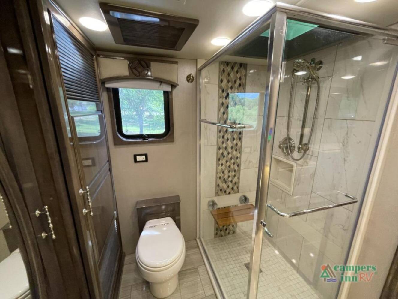 A photo of this 2019 Entegra Coach Cornerstone 45B