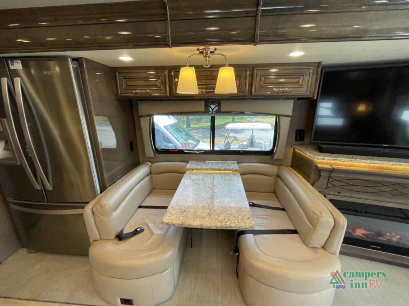 A photo of this 2019 Entegra Coach Cornerstone 45B