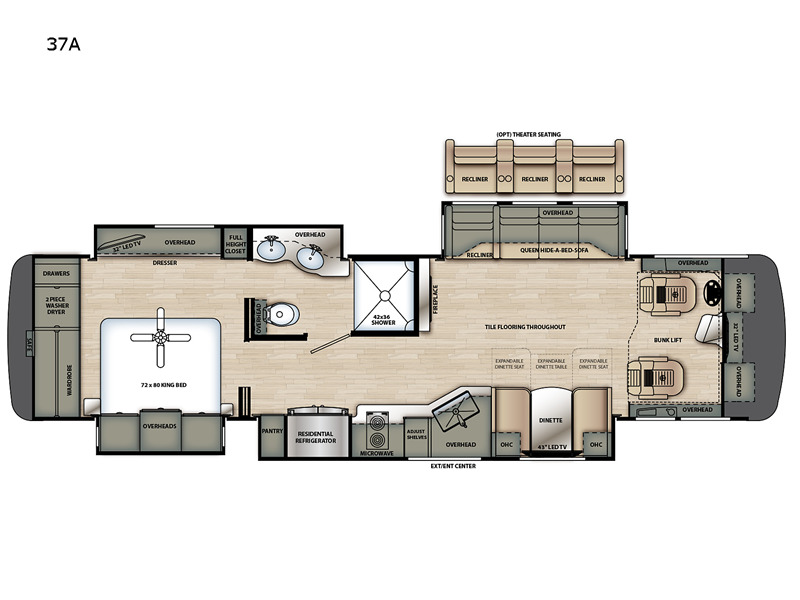 2021 Forest River Rv Berkshire XL 37A in menifee CA