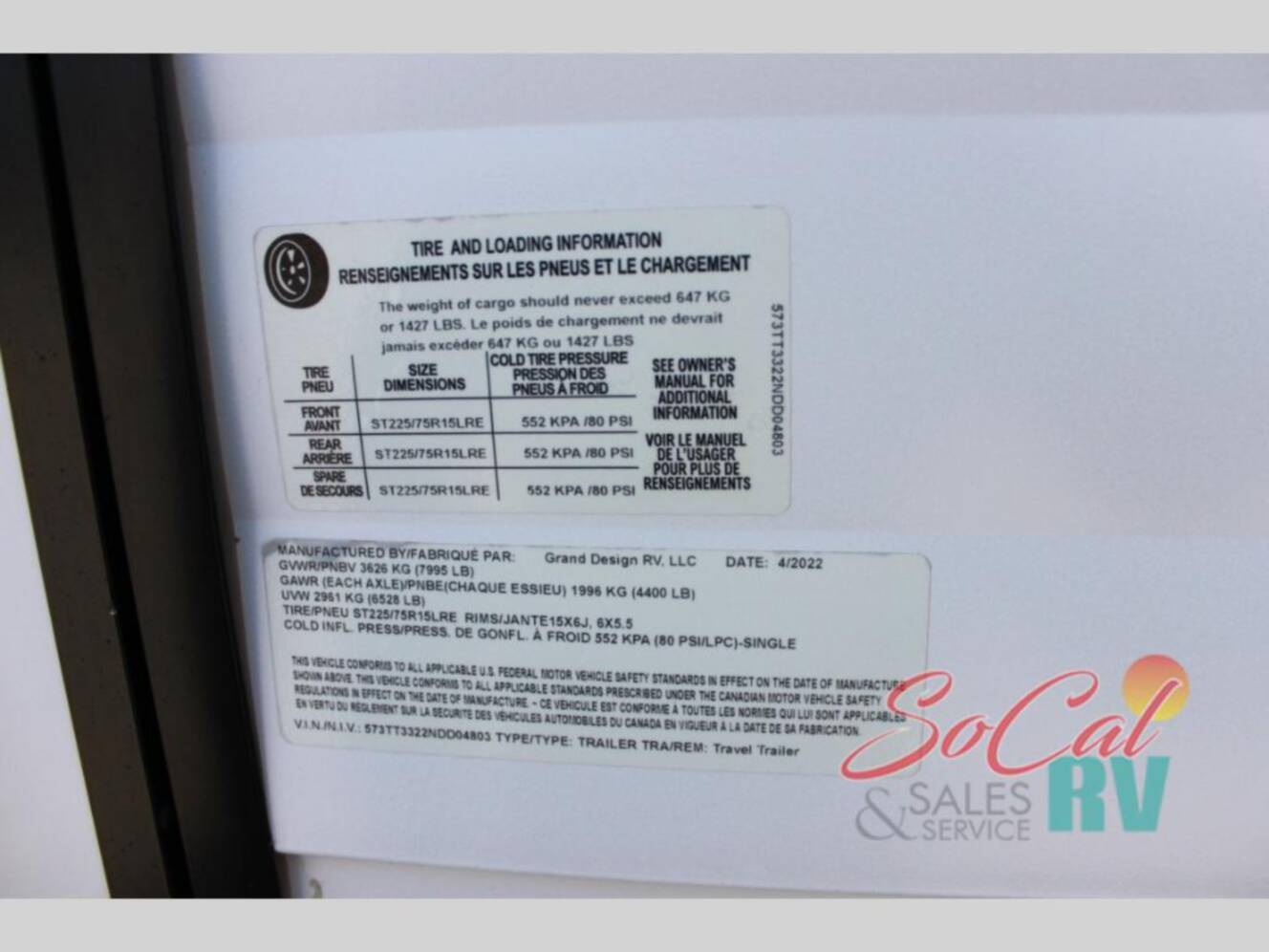A photo of this 2022 Grand Design Transcend Xplor 265BH