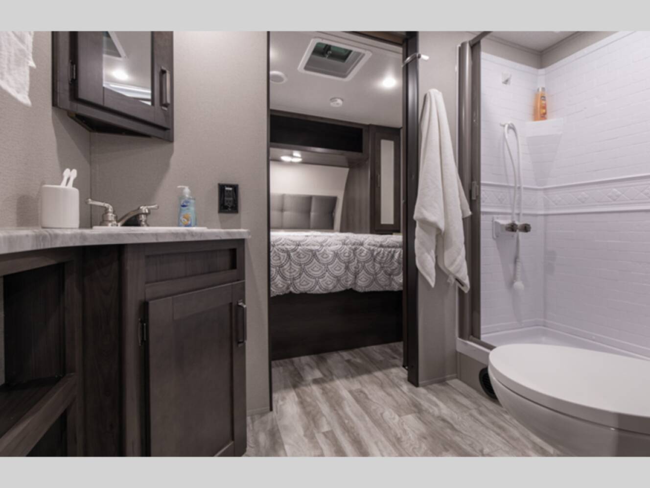 A photo of this 2022 Grand Design Transcend Xplor 265BH