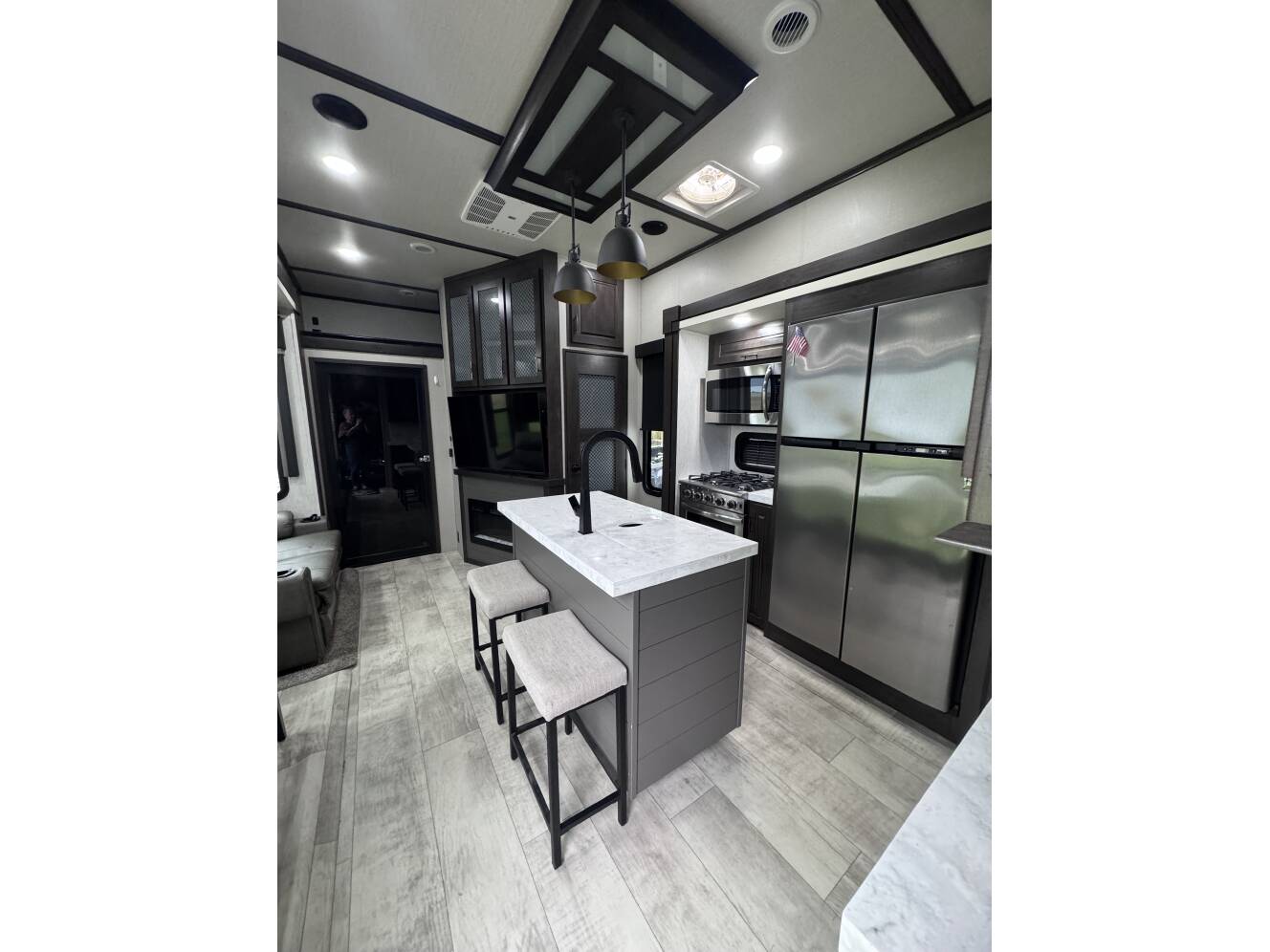 A photo of this 2022 Grand Design MOMENTUM 397TH