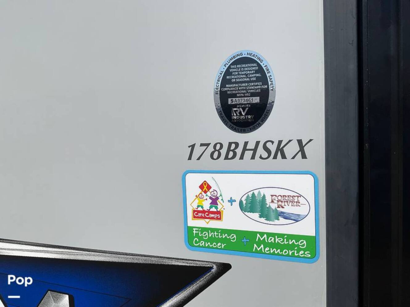 A photo of this 2024 Forest River Salem FSX Platinum 178BHSKX