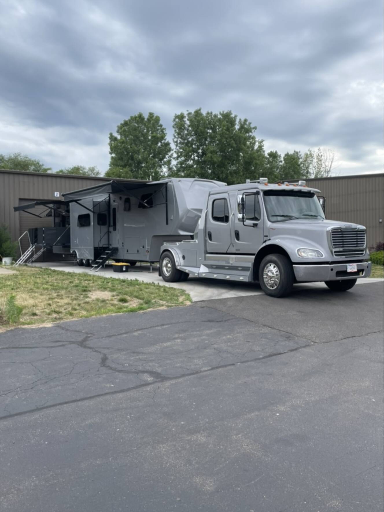 A photo of this 2022 Luxe TOY HAULER 48FB