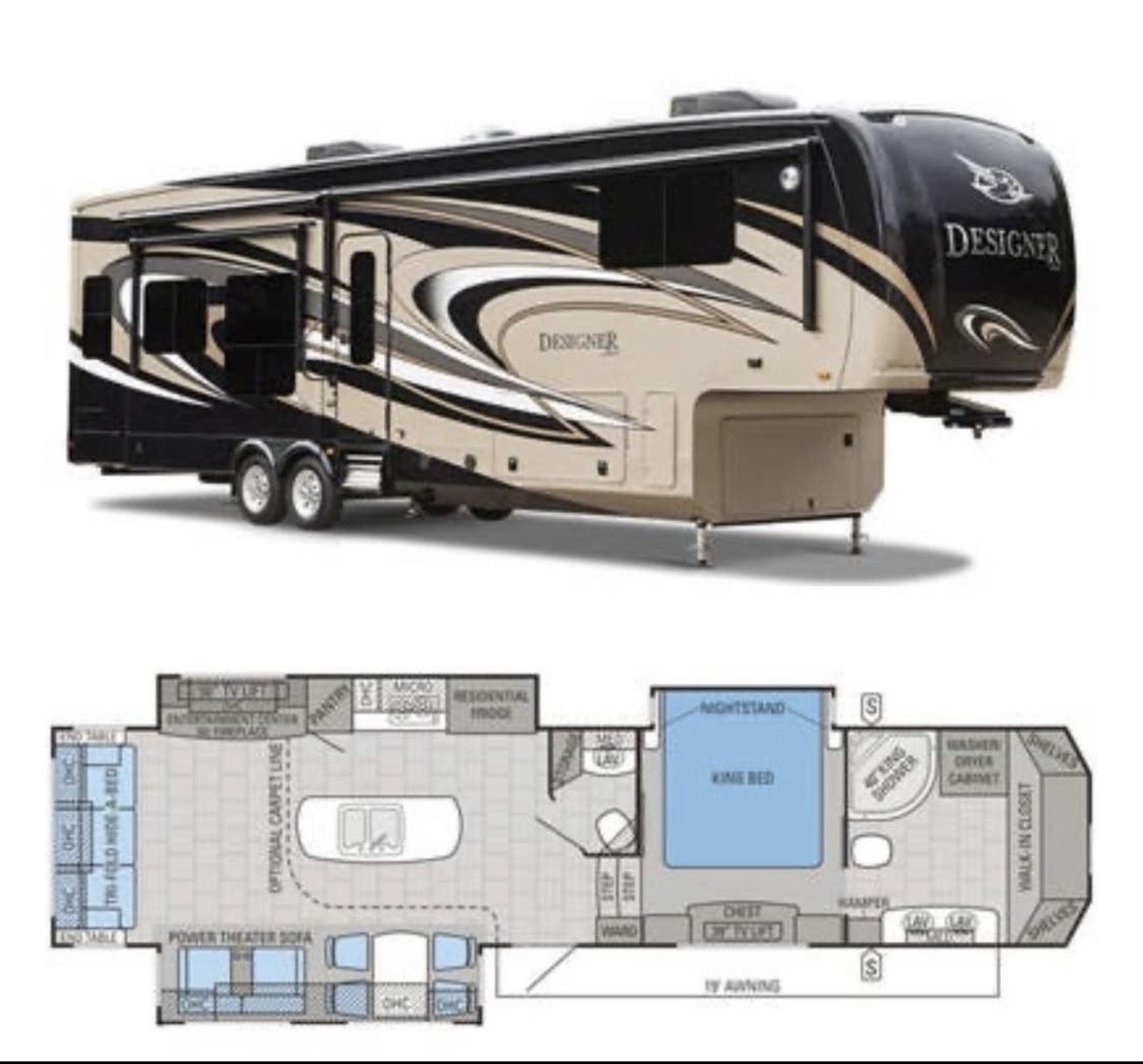 2016 Jayco DESIGNER 37FB in skiatook OK