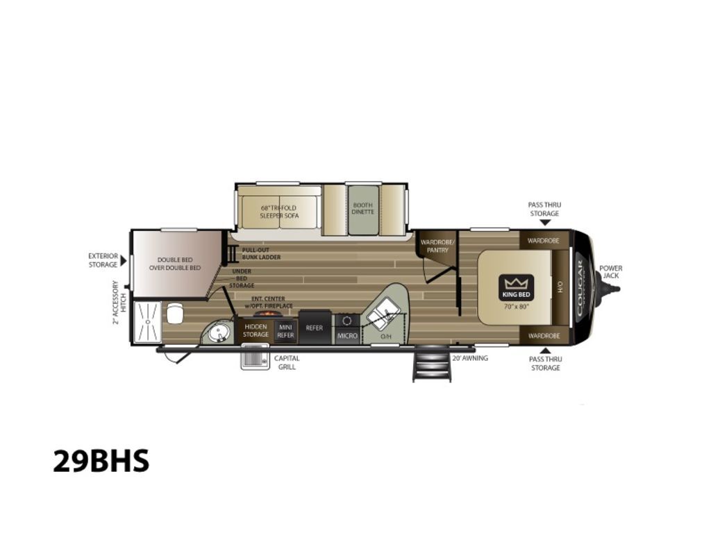 2020 Keystone Rv Cougar 29BHS in albemarle NC