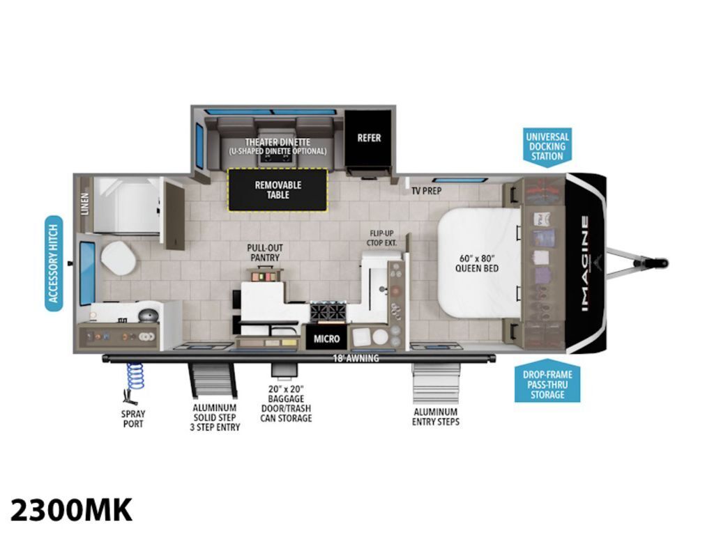 A photo of this 2026 Grand Design Imagine 2300MK