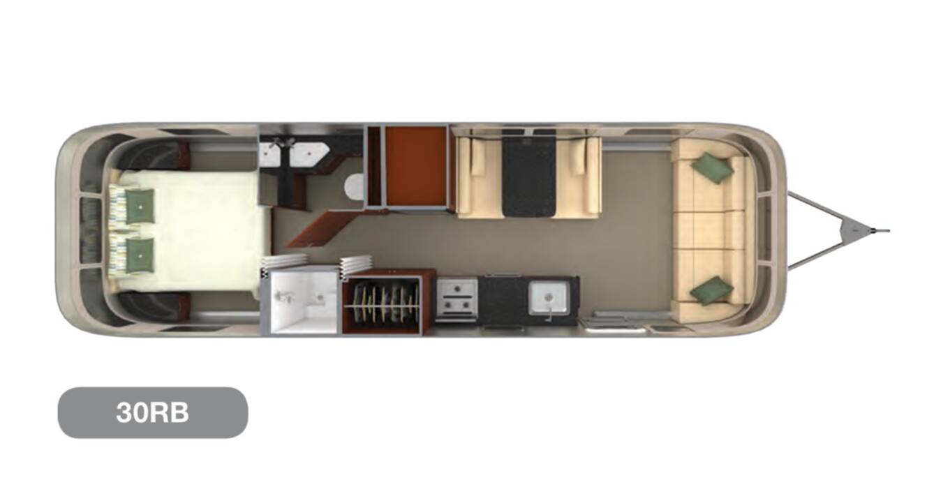 A photo of this 2020 Airstream CLASSIC 33FB