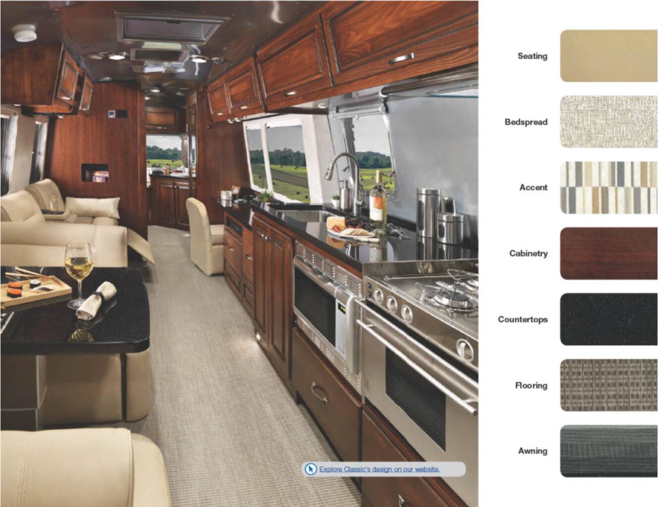 A photo of this 2020 Airstream CLASSIC 33FB
