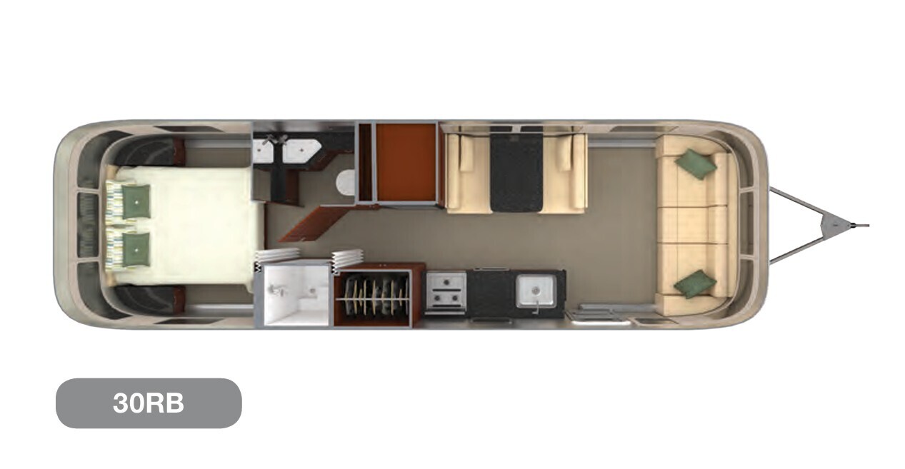 A photo of this 2020 Airstream CLASSIC 33FB