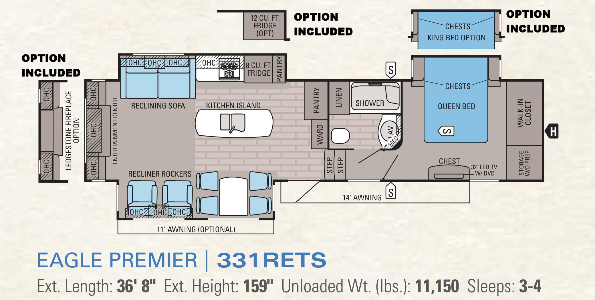 2015 Jayco EAGLE PREMIER 331RETS in annapolis MD