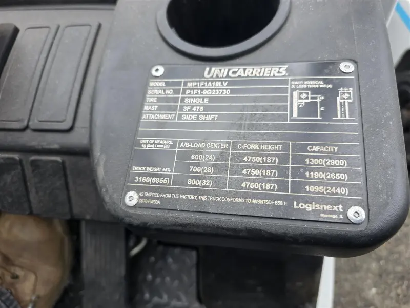 2023 UNICARRIER PF35LP
