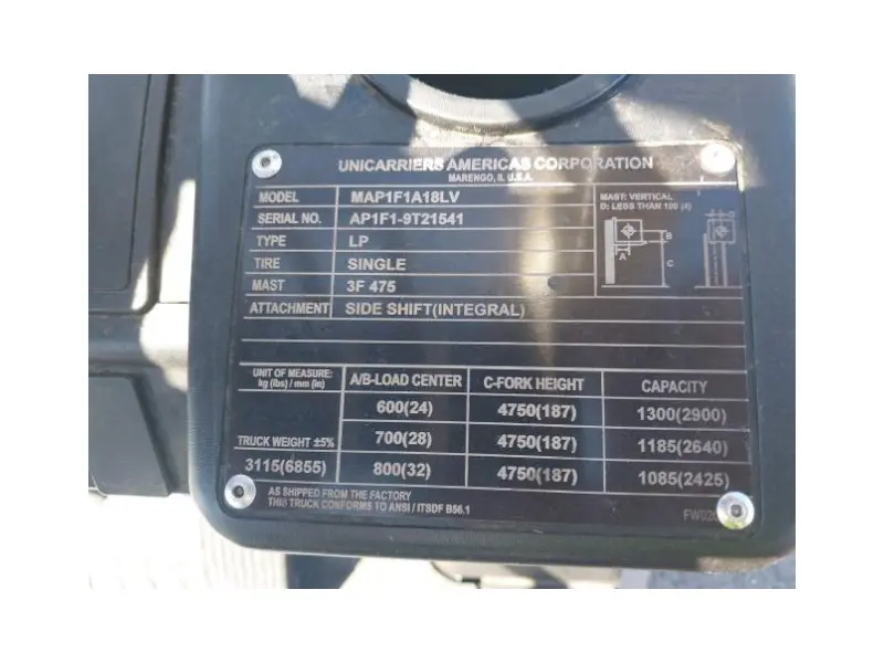 2021 UNICARRIER AF35LP