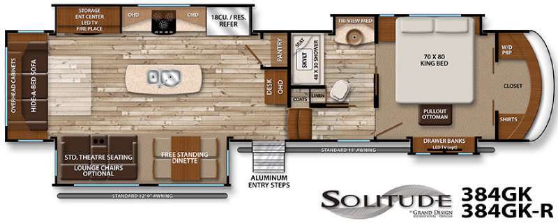 2016 Grand Design Solitude 384GK in eugene OR
